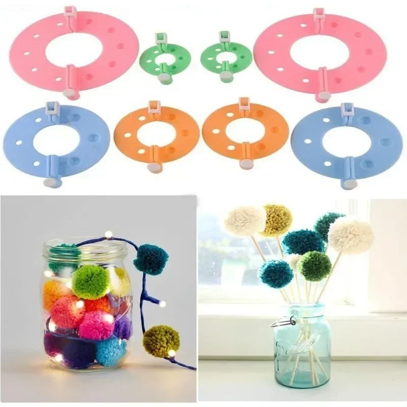 Pom Pom Maker Tool - 4 Sizes Pompoms Makers Pompoms Maker
