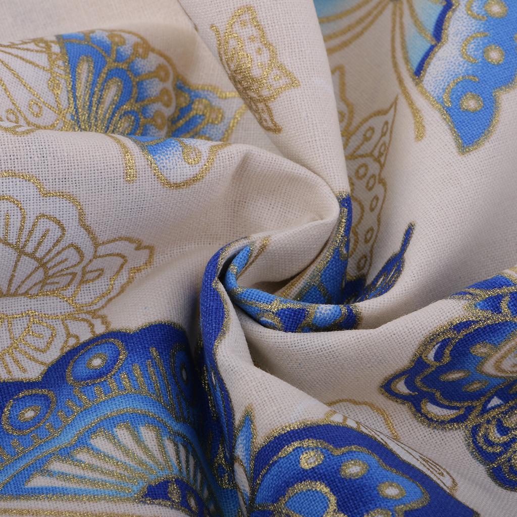 Embellishments For Scrapbooking - Cotton Patchwork Fabric Vintage Print for