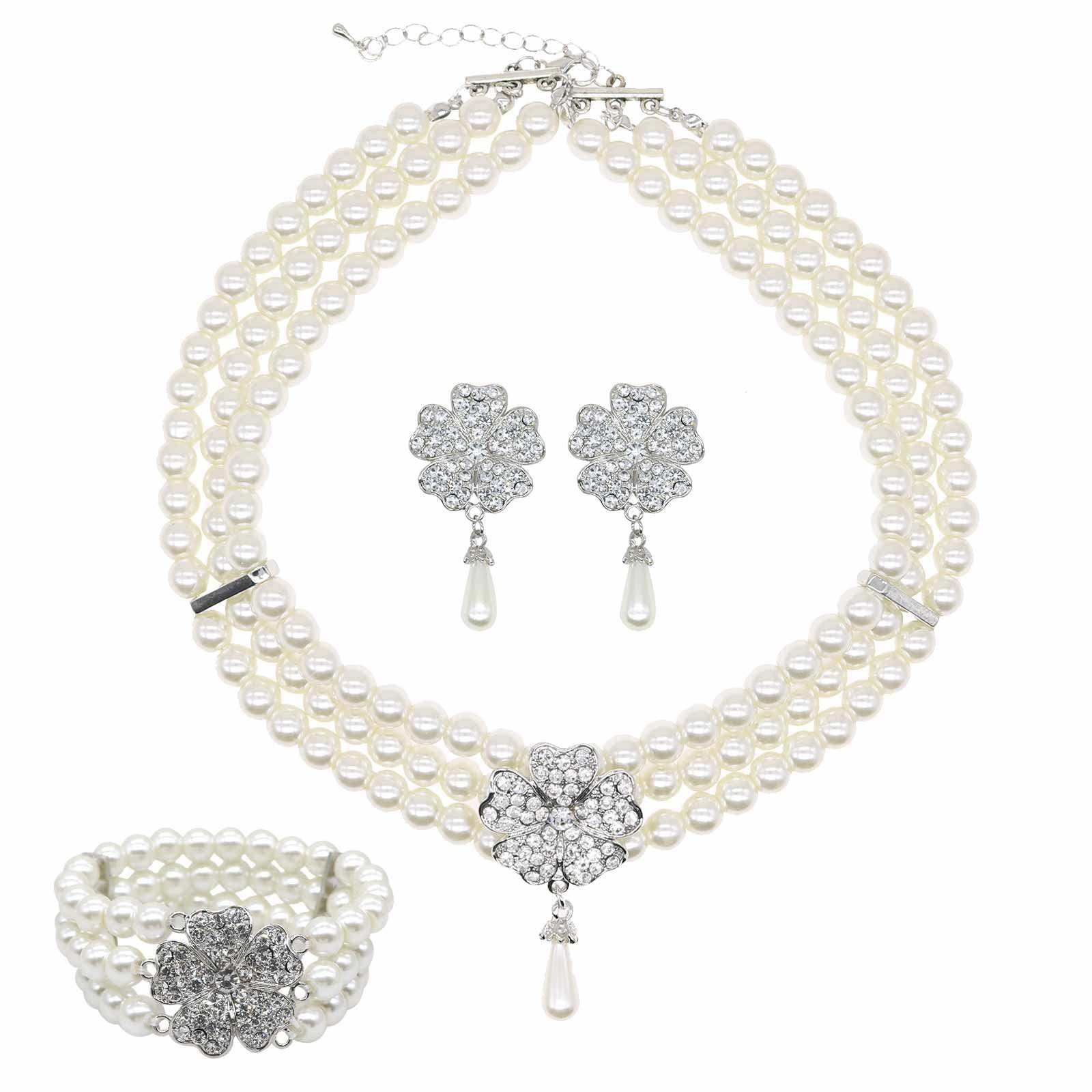1920s1950s Imitation Pearl Nec - Pearl Trim Chain 评论和价格