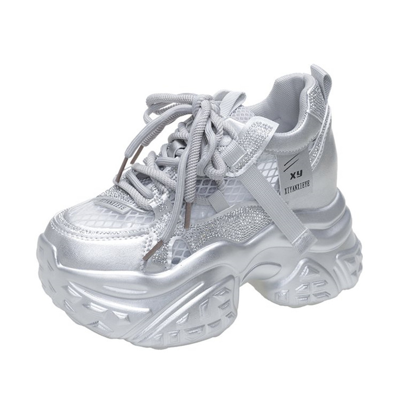 New Air Mesh Platform Bling Se - Crystal Mesh Fabric 评论和价格