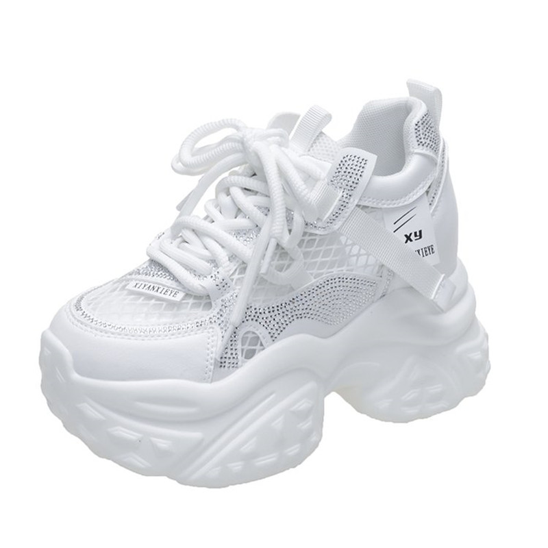New Air Mesh Platform Bling Se - Crystal Mesh Fabric 评论和价格