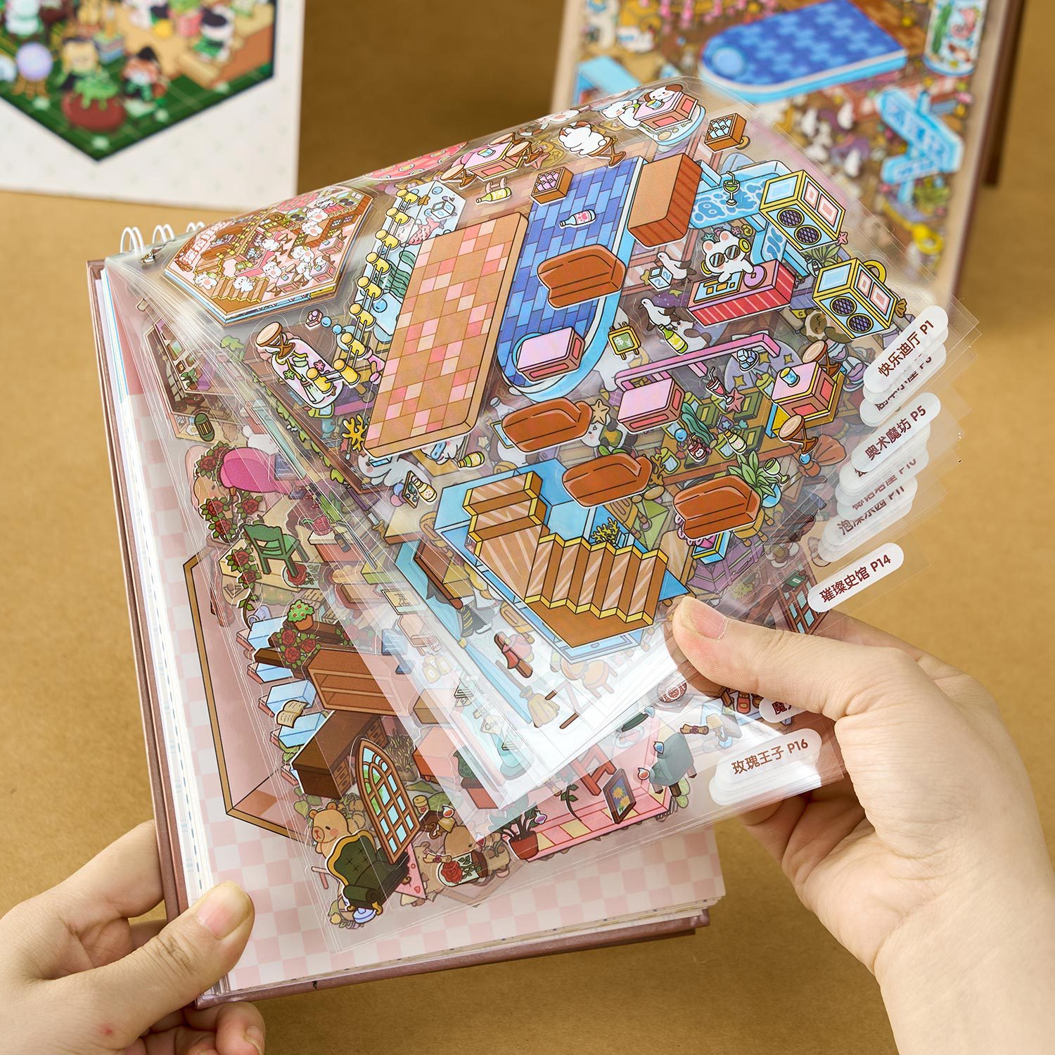3D Miniature Scene Sticker Boo - Glitter Vinyl Roll 评论和价格