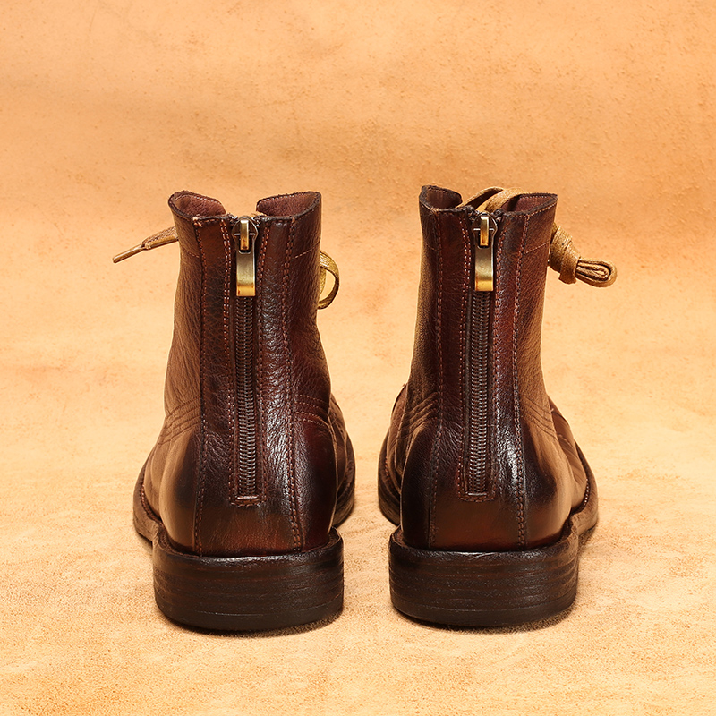 Men's High-top Goodyear-welted - Guipure Lace Panel 评论和价格