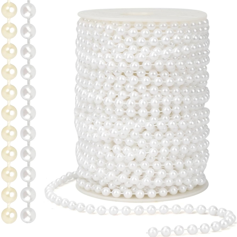 2/5m ABS Imitation Pearl Bead  - Pearl Trim Chain 评论和价格