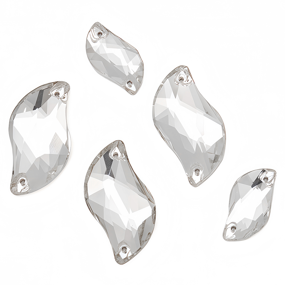 S Shape Sew On Rhinestone Crys - Sew On Rhinestone 评论和价格