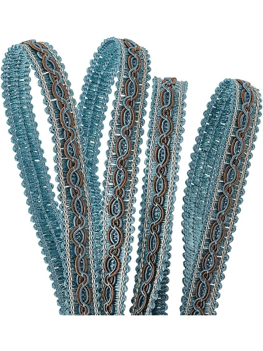 32 Yards Blue Braid Tirm for S - Fringe Ribbon Sewing 评论和价格