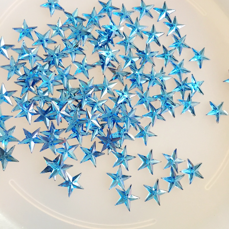 400pcs 10mm Crystal Star Shape - Hotfix Rhinestone Sheet 评论和价格