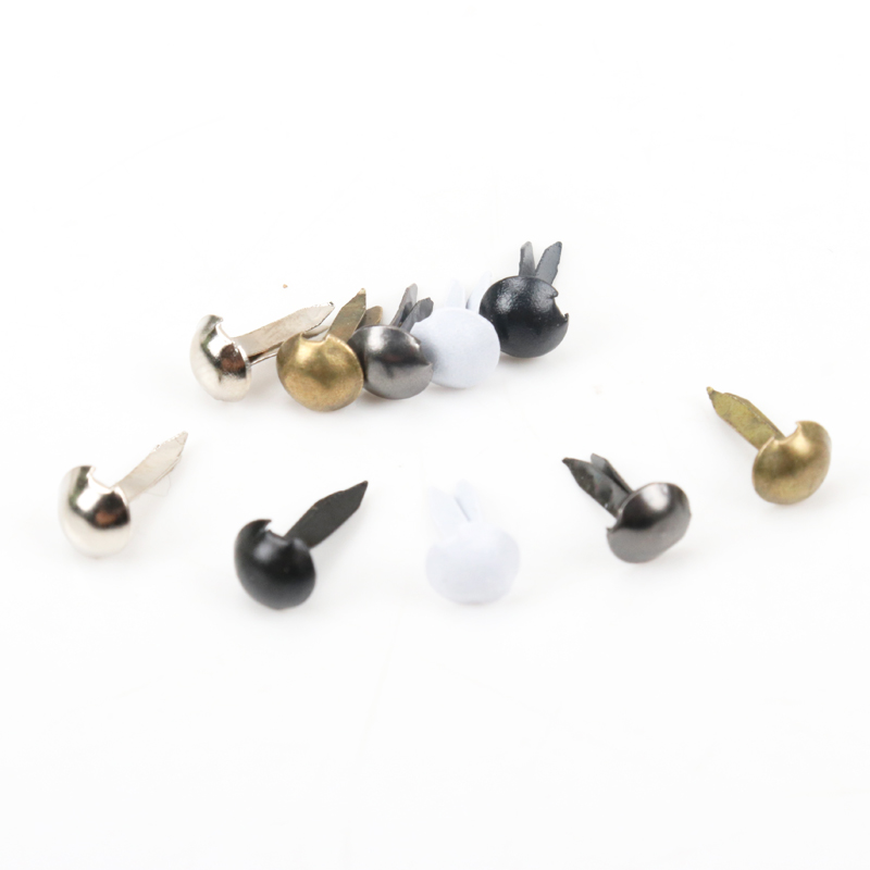 100pcs Mixed Round Metal Brad  - Embellishments For Scrapbooking 评论和价格