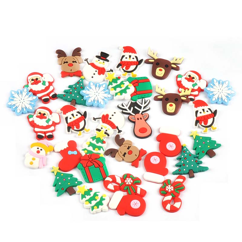 20pcs 3-4cm Santa Claus/Pengui - Christmas Craft Embellishment 评论和价格