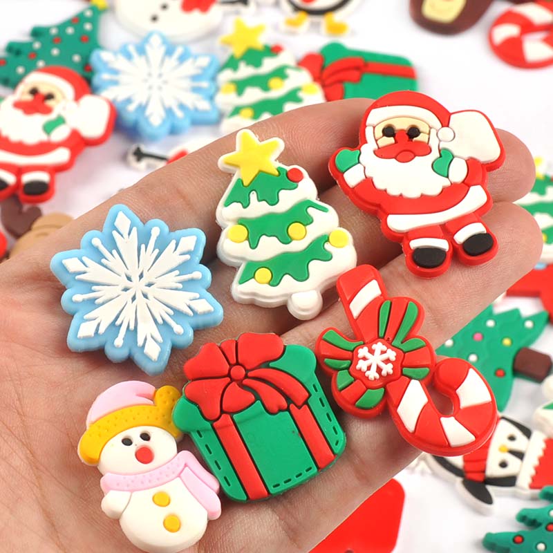 20pcs 3-4cm Santa Claus/Pengui - Christmas Craft Embellishment 评论和价格