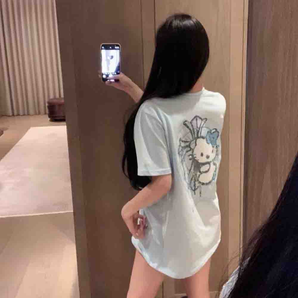 Korean Version Hello Kittys Di - Embellish Knit 评论和价格