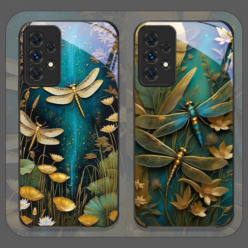 Flower Golden Dragonfly Temper - Embroidery Embellishments 评论和价格
