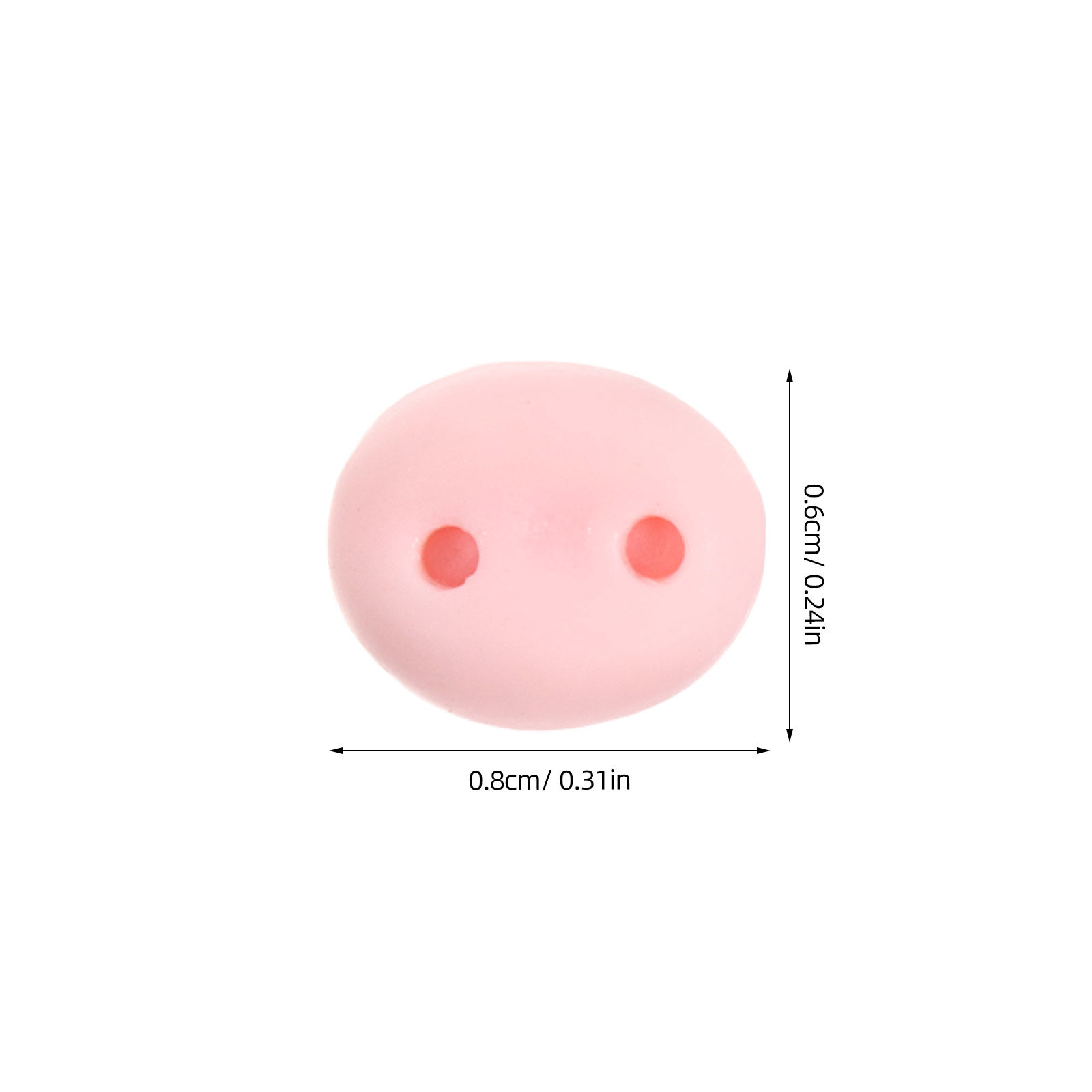 100Pcs Resin Pig Noses Craft E - Embellishment Glue Craft 评论和价格