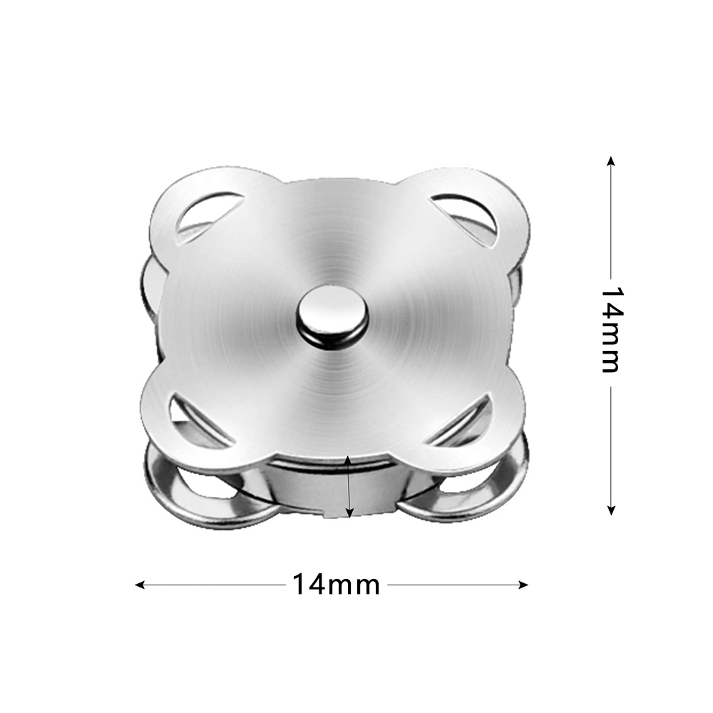 20 Sets Magnetic Button Metal  - Iron On Stud Set 评论和价格