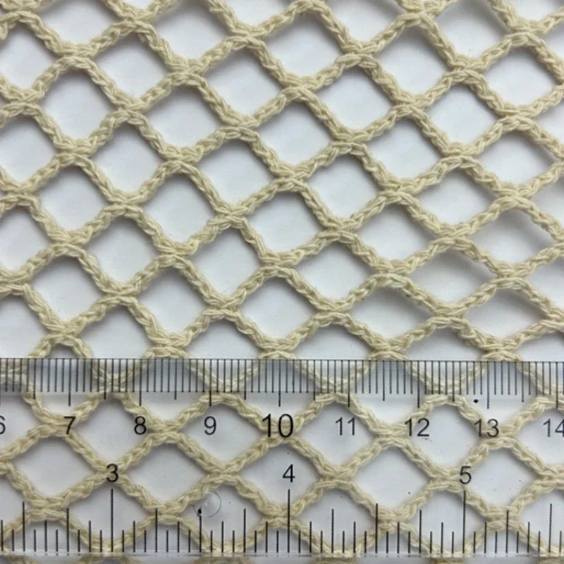 Fishing Net Fabric Cotton Line - Crystal Mesh Fabric 评论和价格