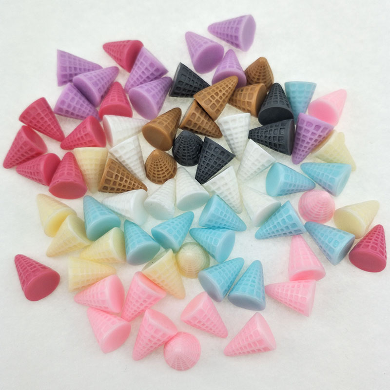 40pcs/lot 1.5*2cm Resin Ice cr - Embellishment Glue Craft 评论和价格