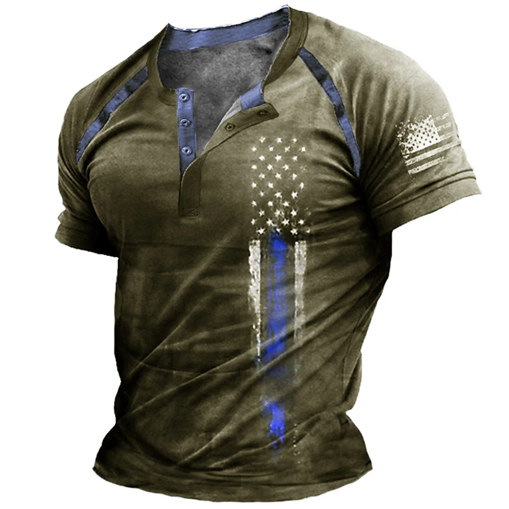 Funny 3D American Flag Print M - Embellish Knit 评论和价格