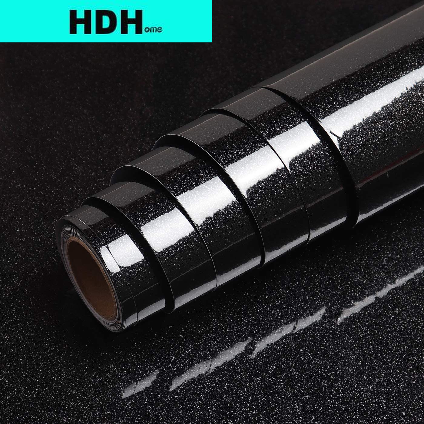 Glitter Black Contact Paper fo - Glitter Vinyl Roll 评论和价格