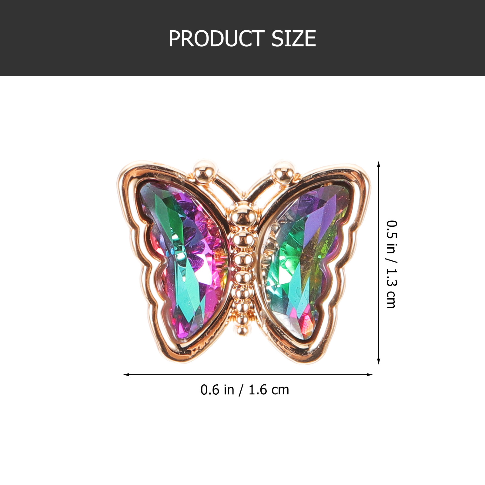 10Pcs Butterfly Rhinestone Sew - Embellish Craft 评论和价格