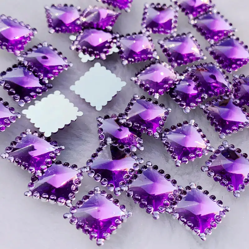 80pcs 12mm Crystal Acrylic Rhi - Embellishment Glue Craft 评论和价格