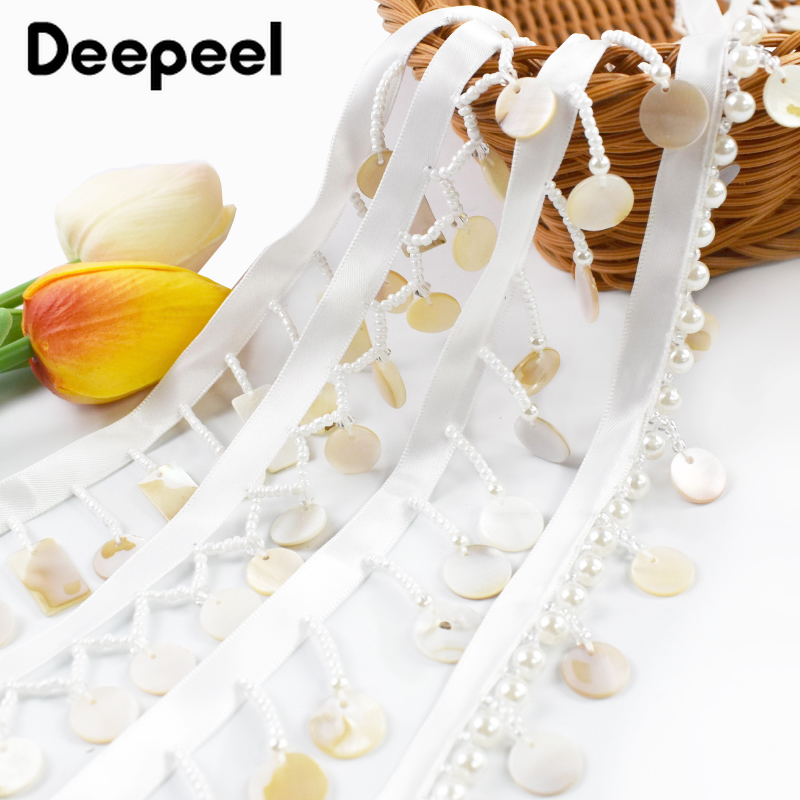 4/10Yards 3/4cm Beaded Pendant - Beaded Trim Fringe 评论和价格