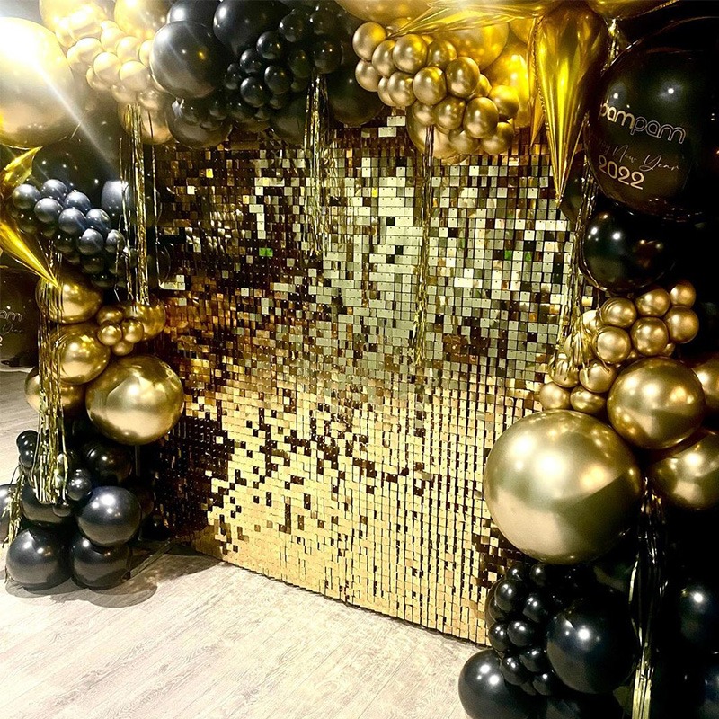 12/16/18/24PCS Shimmer Wall Ba - Sequin Fabric Panel 评论和价格