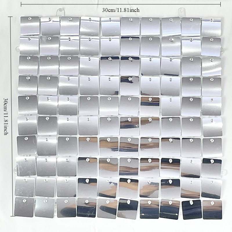 12/16/18/24PCS Shimmer Wall Ba - Sequin Fabric Panel 评论和价格