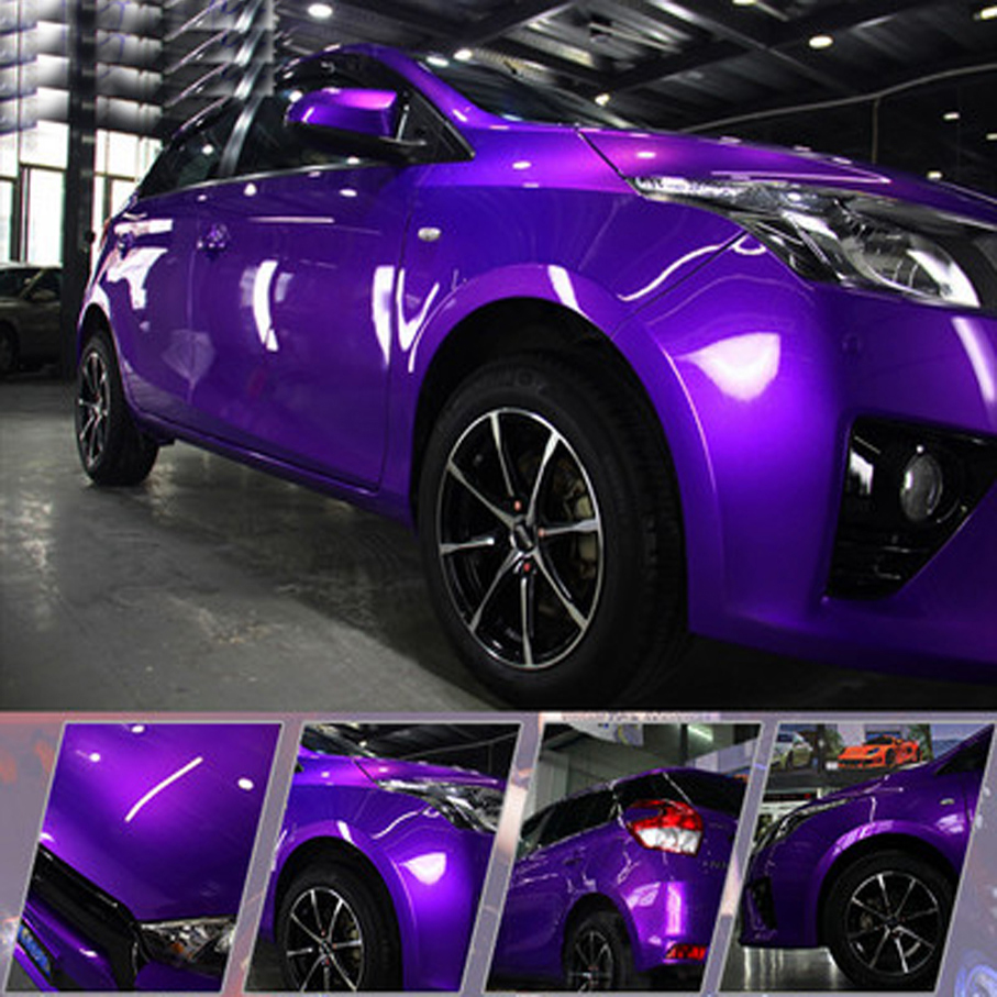 Premium Gloss Metal Candy Purp - Glitter Vinyl Roll 评论和价格