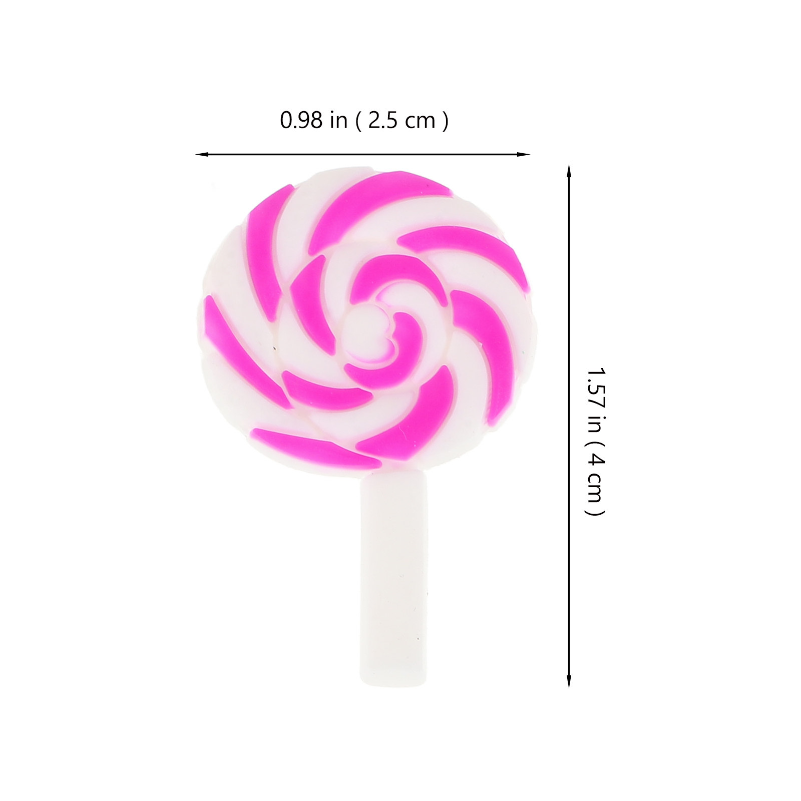 36Pcs Vibrant Rainbow Lollipop - Embellish Craft 评论和价格