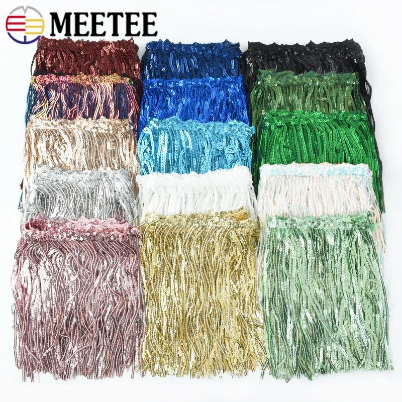 1-5Yard 17cm Latin Dance Fring - Fringe Ribbon Sewing 评论和价格