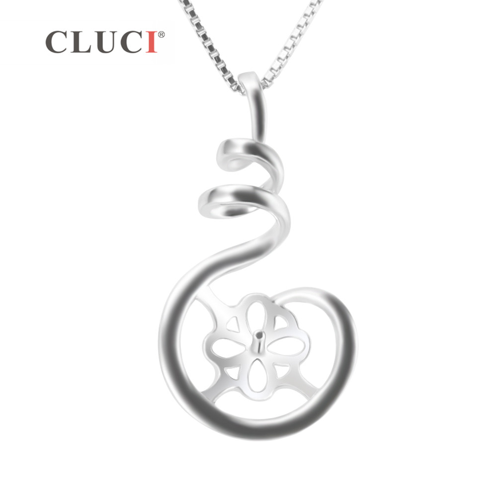 CLUCI 925 Sterling Silver Pend - Pearl Trim Chain 评论和价格