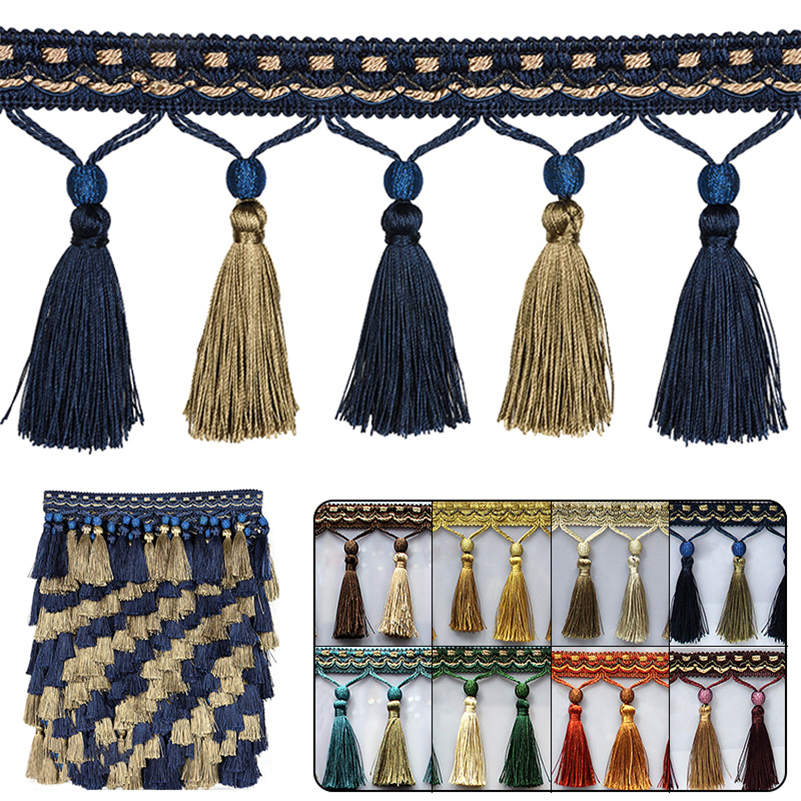 1/3M Tassel Fringe Trim Sewing - Beaded Trim Fringe 评论和价格