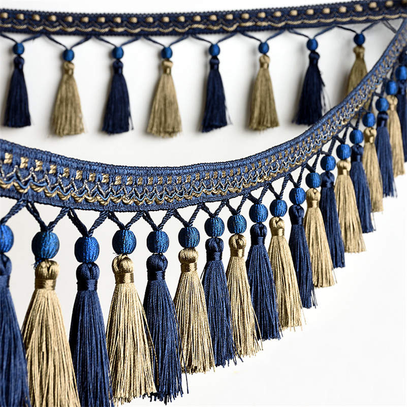 1/3M Tassel Fringe Trim Sewing - Beaded Trim Fringe 评论和价格