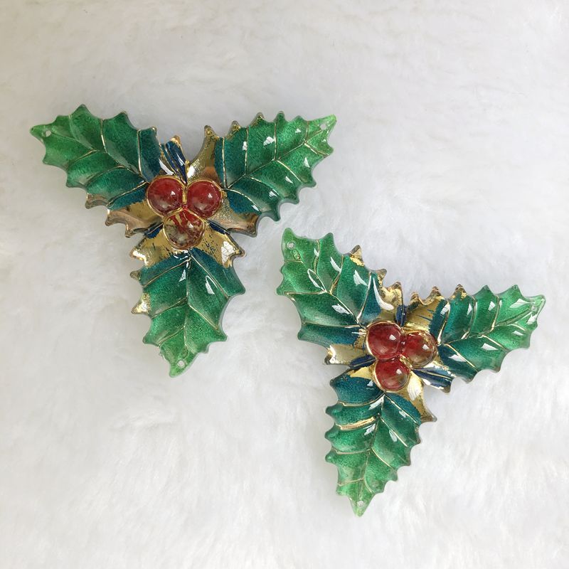 8PCS 40x41mm Resin Christmas L - Embellishment Glue Craft 评论和价格