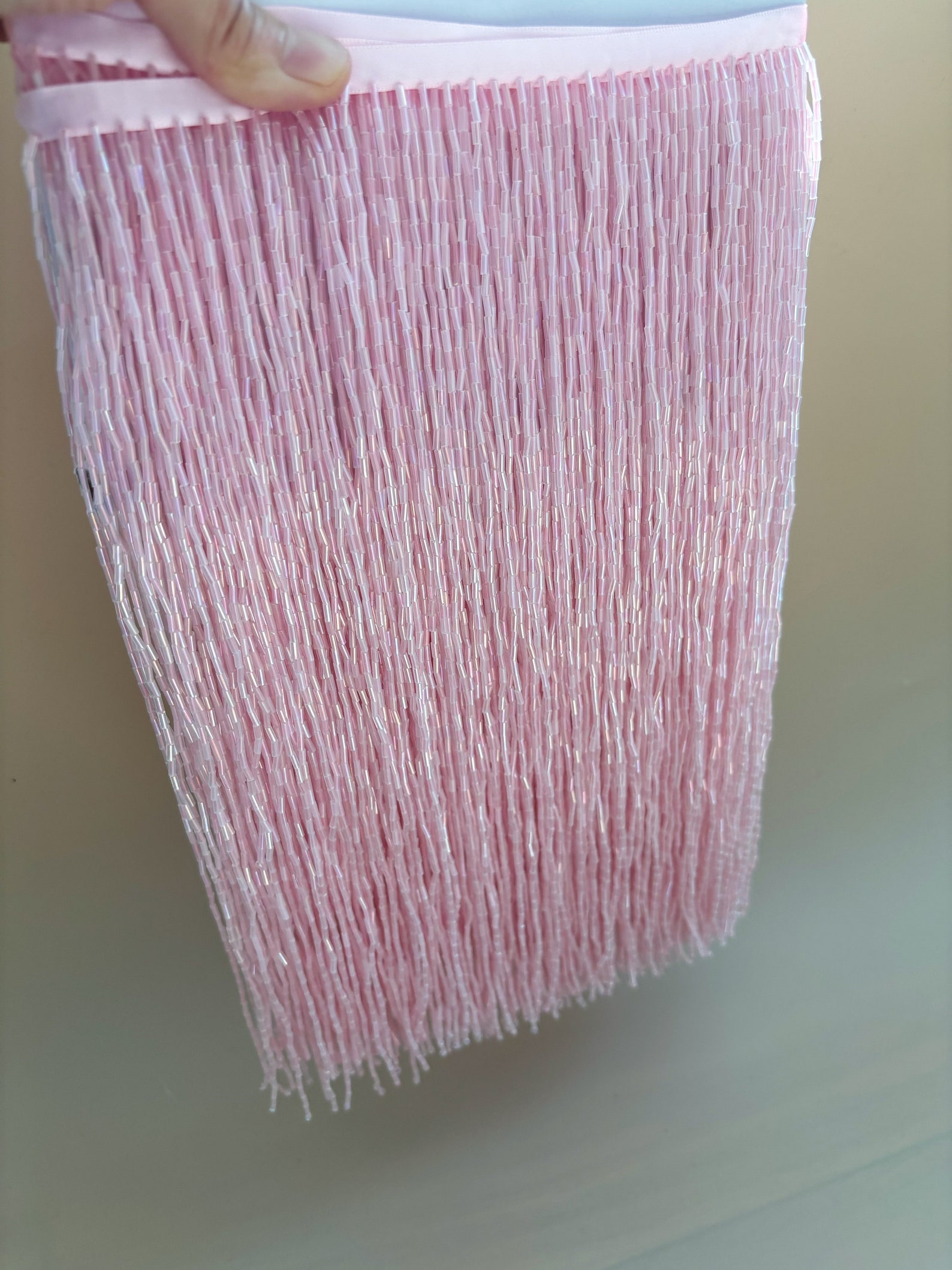 1 Yard 30cm Wide Heavy Bead Fr - Beaded Trim Fringe 评论和价格