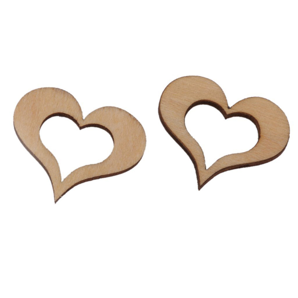 50Pcs Wood Color Basswood Natu - Embellishments For Scrapbooking 评论和价格
