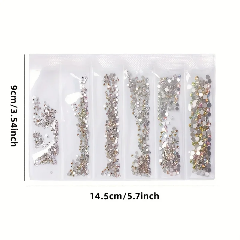 SWAGPICK SS3-10 Mix White AB G - Hotfix Rhinestone Sheet 评论和价格