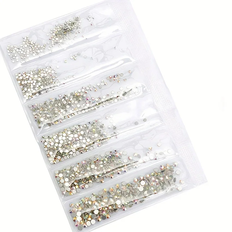 SWAGPICK SS3-10 Mix White AB G - Hotfix Rhinestone Sheet 评论和价格