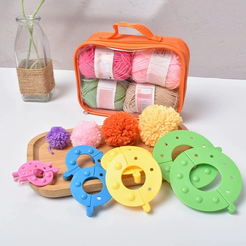8PCS 4Sizes Fluff Ball Weaver  - Pom Pom Maker Tool 评论和价格