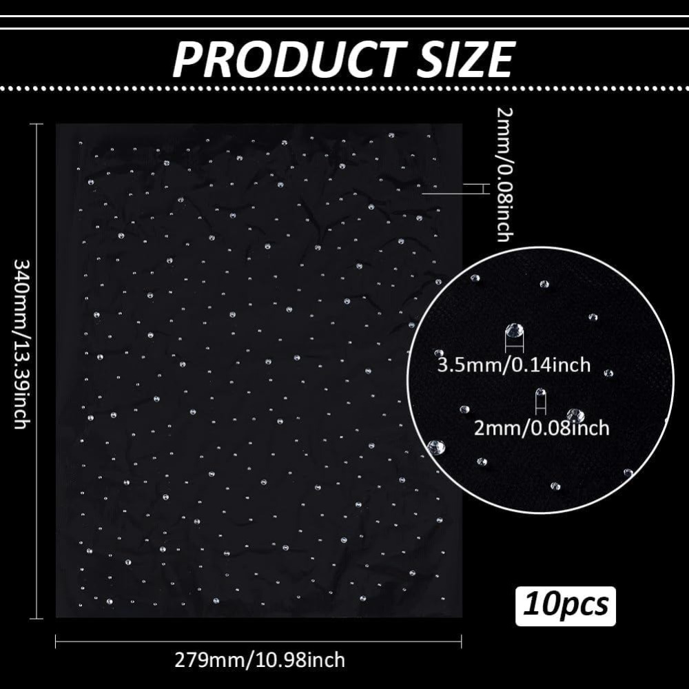 10 Sheet Glitter Hotfix Rhines - Hotfix Rhinestone Sheet 评论和价格