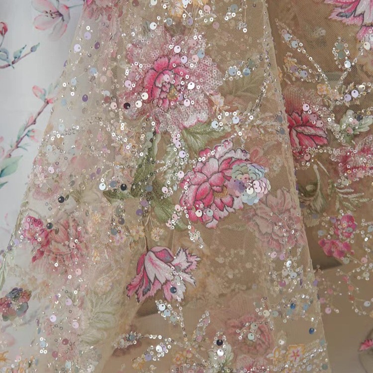 1M 120Cm Wide Luxury Beaded La - Embellish Knit 评论和价格