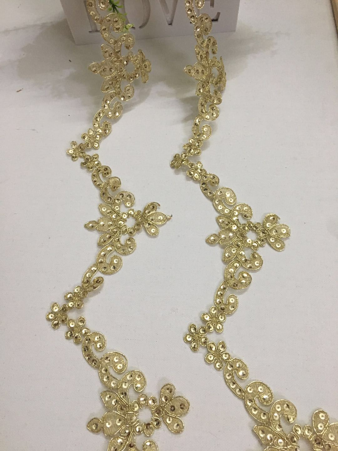 1y/7.5cm Exquisite Polyester S - Beaded Trim Fringe 评论和价格