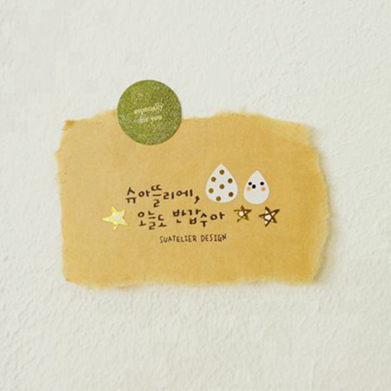 Korea Suatelier Rain Drop Stic - Embellishments For Scrapbooking 评论和价格