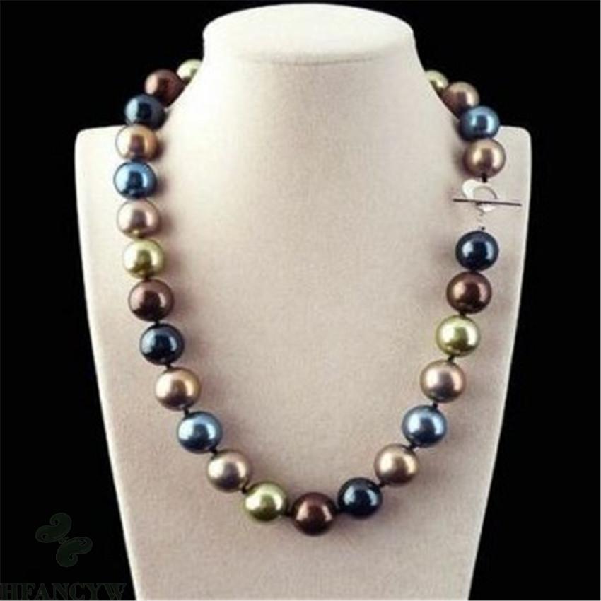 Huge 12mm Multicolor Round Sou - Pearl Trim Chain 评论和价格