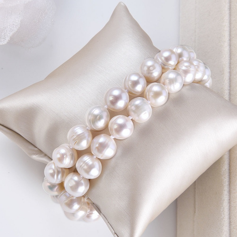 8-9mm Natural Freshwater Pearl - Pearl Trim Chain 评论和价格