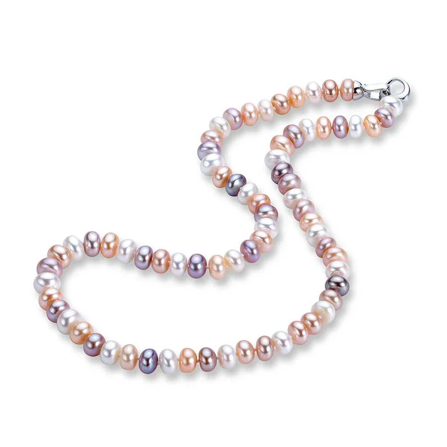YWYC 7-10mm Bread Bead Freshwa - Pearl Trim Chain 评论和价格