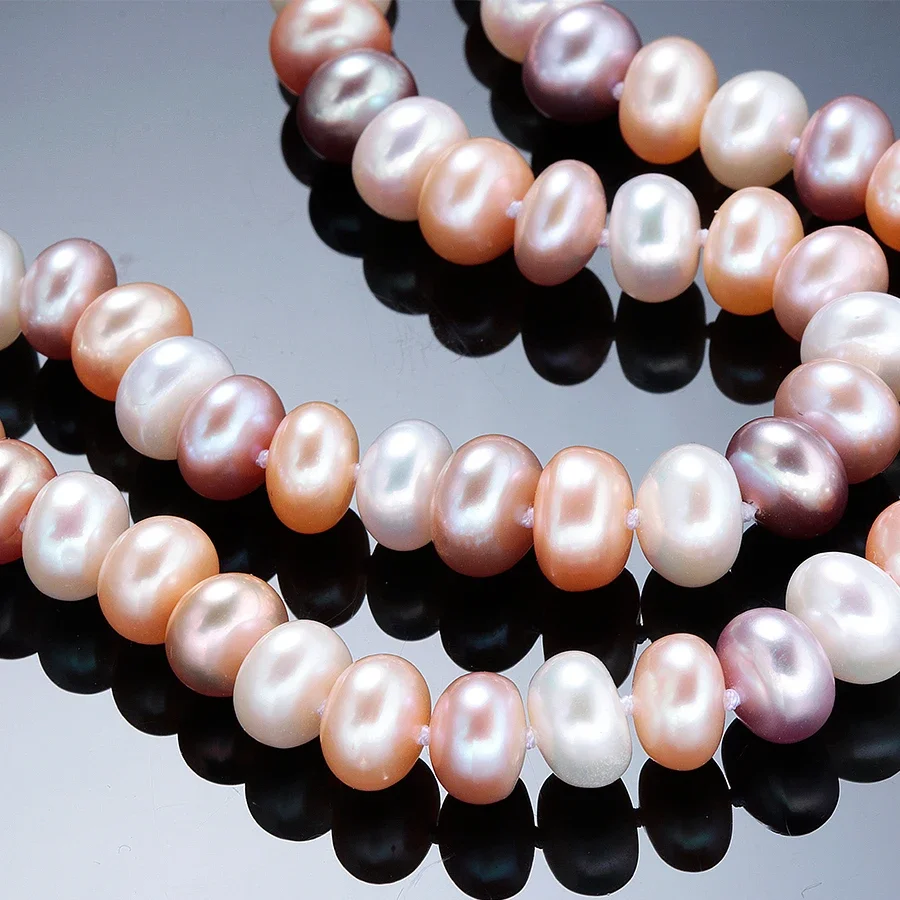 YWYC 7-10mm Bread Bead Freshwa - Pearl Trim Chain 评论和价格
