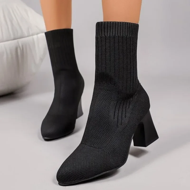 Fashion Ladies Knitted Sock An - Embellish Knit 评论和价格