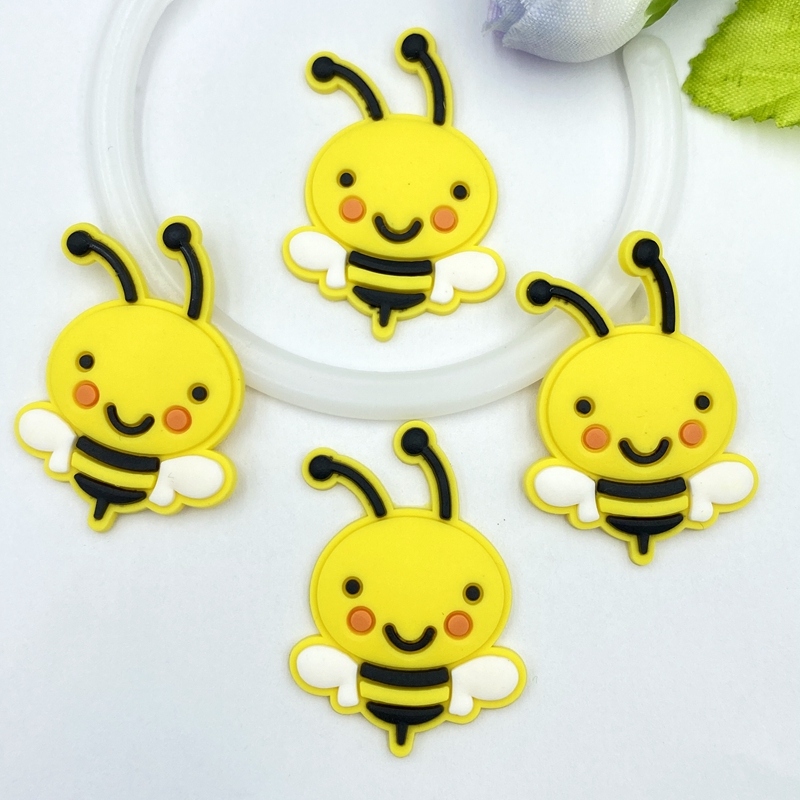 10/20/30pcs cute PVC bee flexi - Embellishment Glue Craft 评论和价格