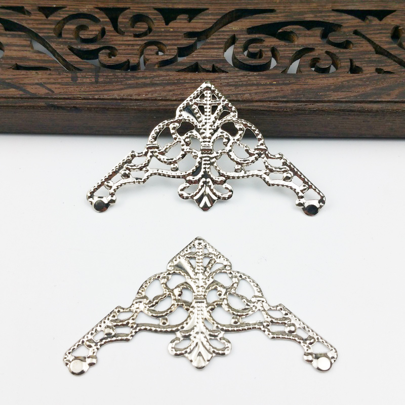 20pcs 58mm Filigree Triangl  W - Embellish Craft 评论和价格
